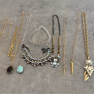 Stella & Dot Gold and Silver Necklace Collection